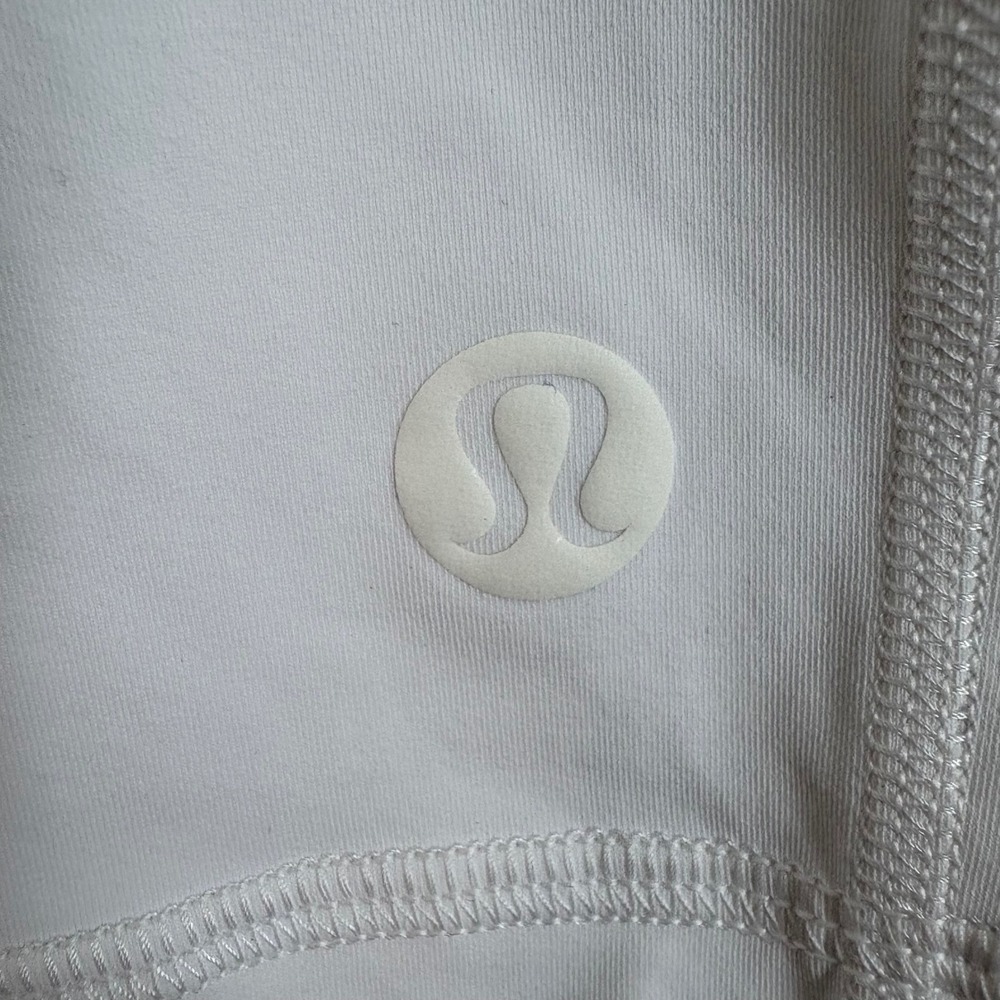 Lululemon White Pleated Tennis Skirt Built In Shorts Athletic Skort Size 14 - Picture 3 of 5